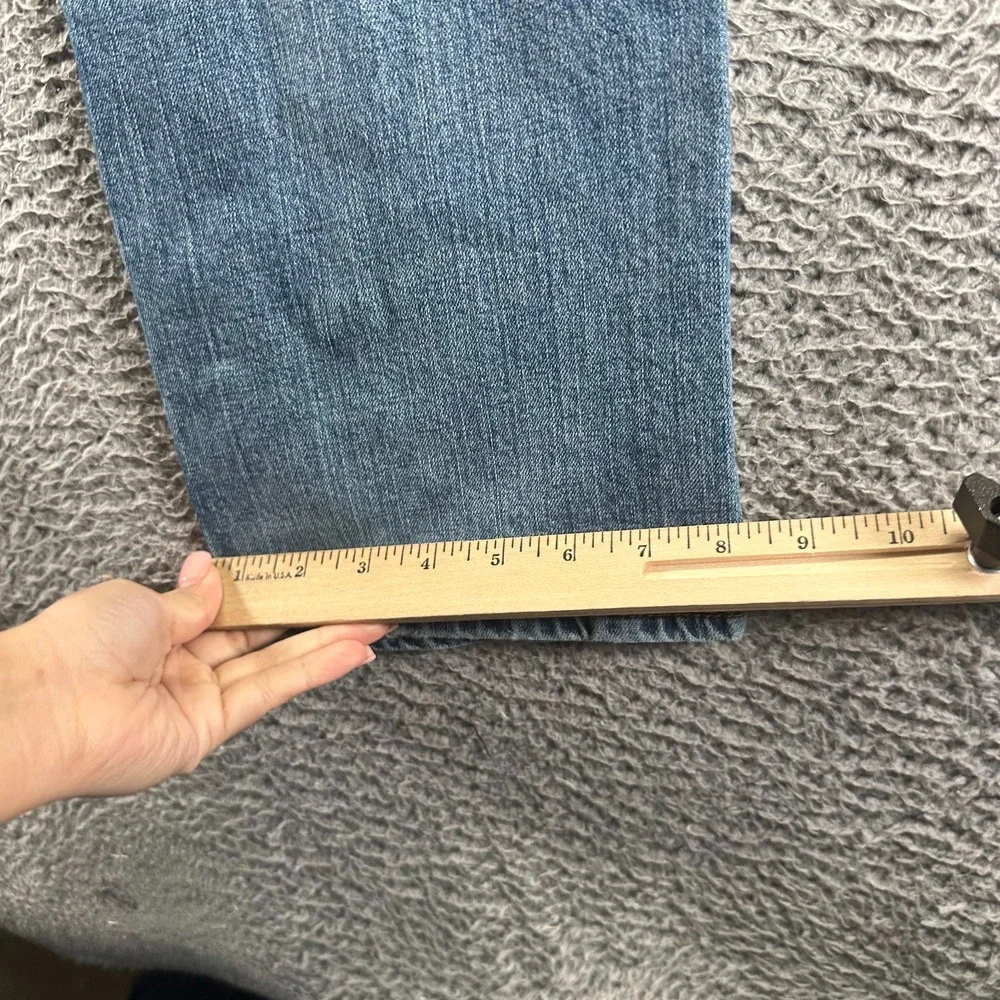 Arizona Flex Jeans Mens 34x32 Blue Denim Straight Relaxed Faded Workwear Stretch